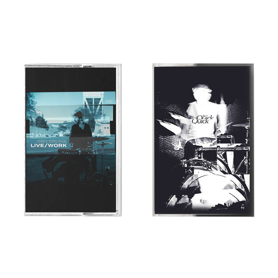 Cru Drums - Live/Work + The Quick (Cassette Bundle)